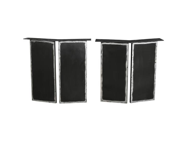 Tischgestell Parv Metall schwarz B 70 T 15 cm - Tischgestell