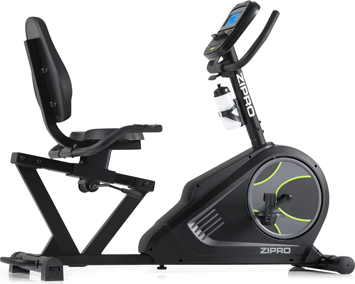 Zipro Liegeheimtrainer Ergometer Glow - Sitzheimtrainer für Senioren & Reha Recumbent Bike mit App Elektrischer Widerstand Rückenschonend & Leise