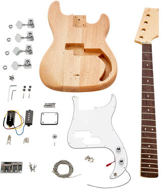 Harley Benton Bass Guitar Kit P-Style Naturel
