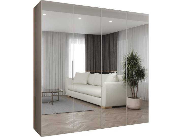 MEBLE KRYSPOL, Kleiderschrank, Schrank 200 cmx202x52, Kaschmir, Kaschmir