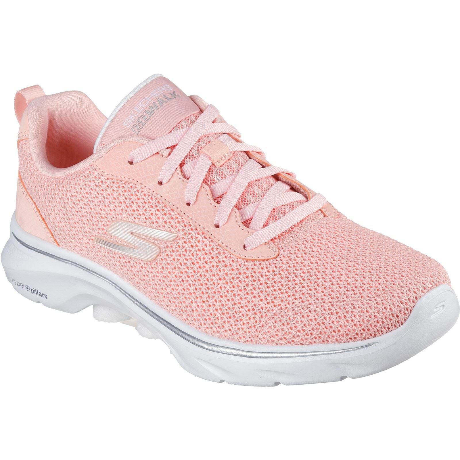 Skechers Go Walk 7 Kaylor Polyester Damen Pfirsich Sneaker