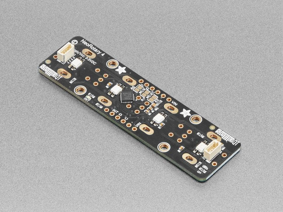 Adafruit I2C Quadrotatie-encoder met NeoPixel-integratie