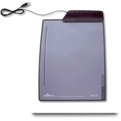 Durable Schreibunterlage USB Hub sw 330x405mm m transp Register