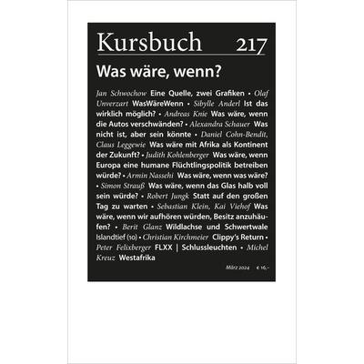 Kursbuch 217, Geheftet von , Kursbuch Kulturstiftung gGmbH, 978-3-96196-338-6