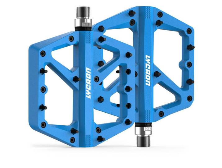 Fahrradpedale Blau, Rutschfest, Cr-Mo Spindel, Kunststoff, 10.9x1.4x10.9 cm, Freizeit & Co, Sport & Fitness, Fahrräder, Fahrradzubehör