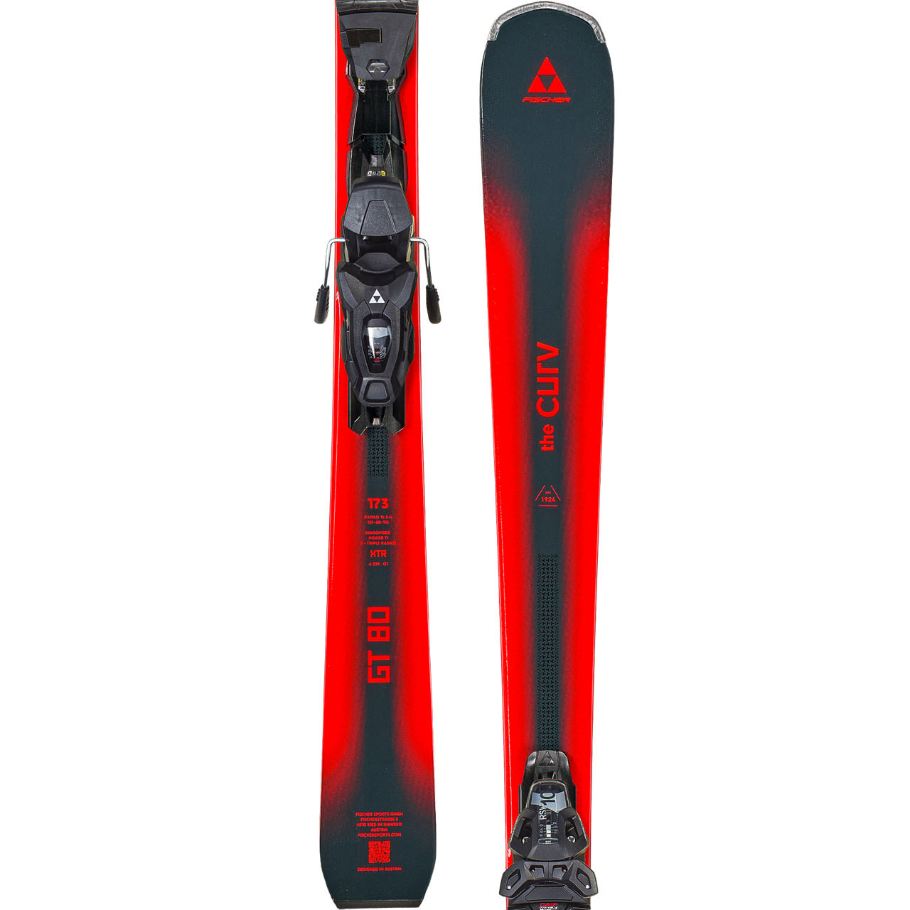 Fischer The Curv GT 80 XTR Sport red/blue - 166 cm