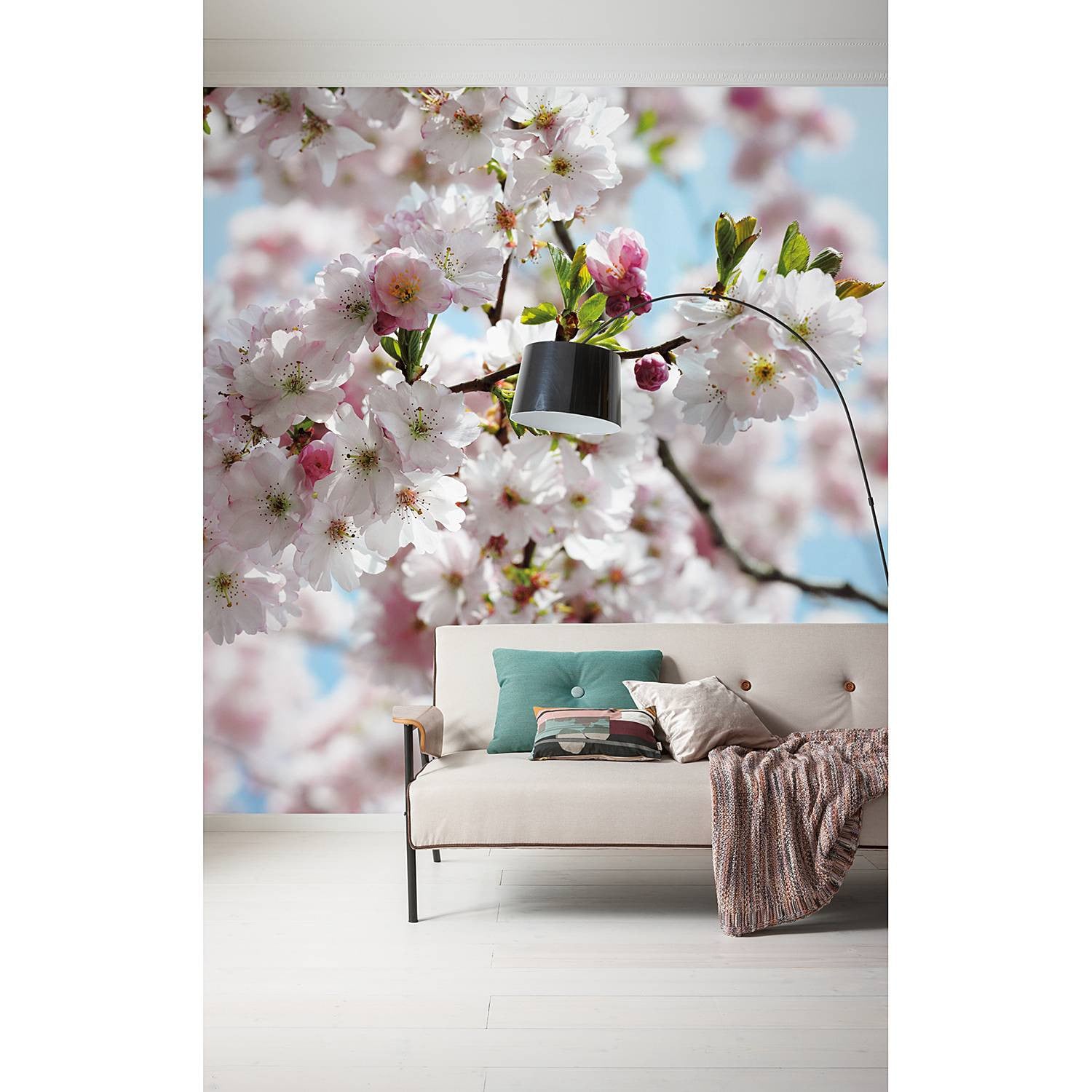 home24 Fotobehang Spring B: 300 cm, H: 250 cm