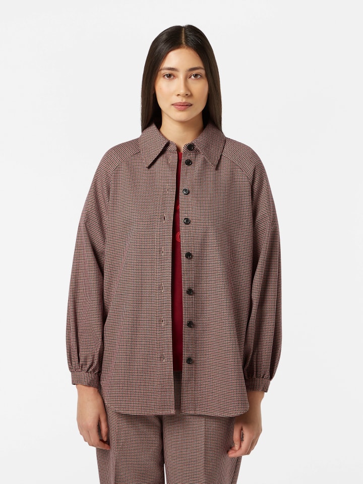 Scotch & Soda Bluse in Schwarz/ Rot - 38