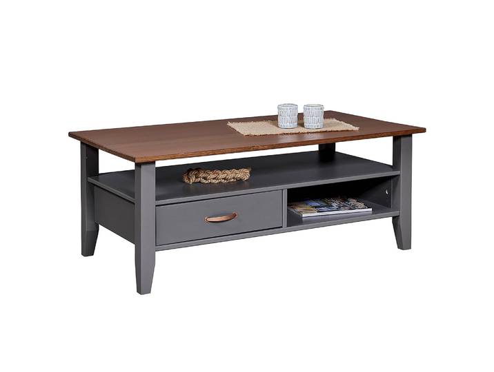 home24 Salontafel Luzerna 115 x 60 x 45cm grijs