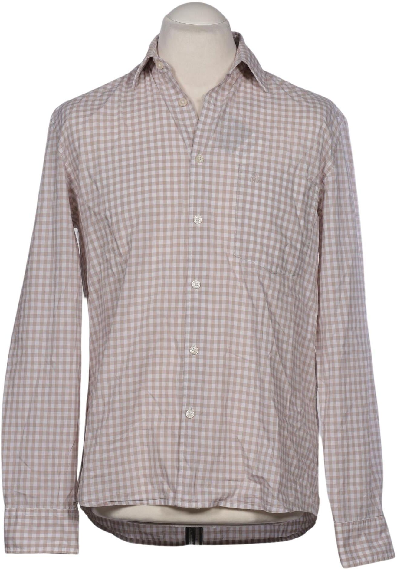 Marc O' Polo Hemd, Beige, Gr. 39, Baumwolle - Second Hand
