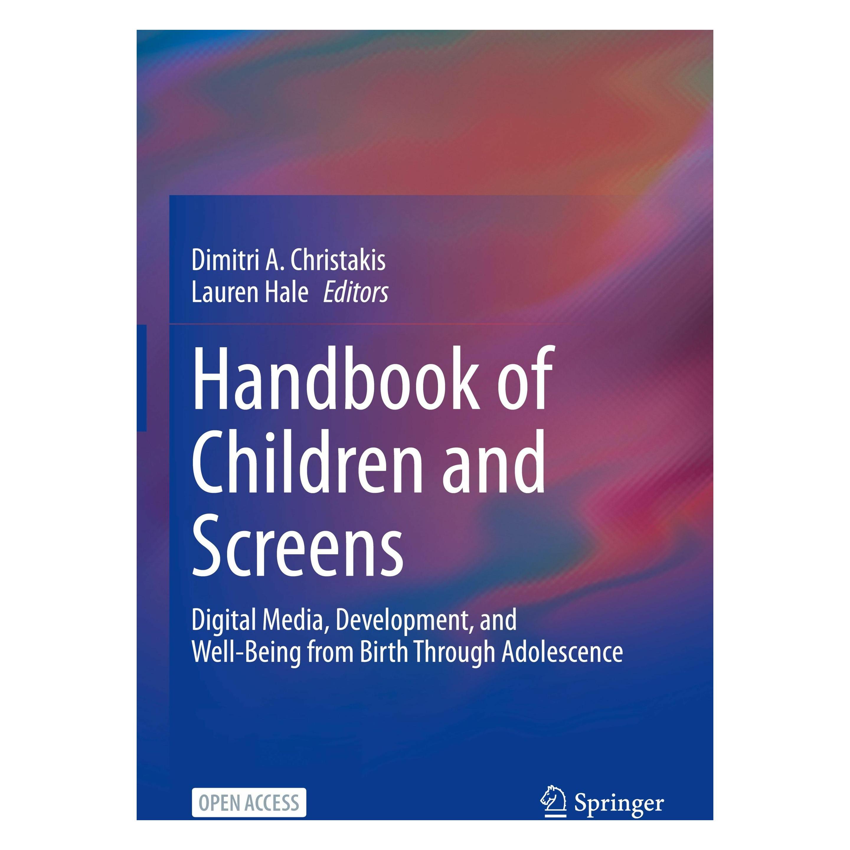 Springer Handbook of Children and Screens (Englisch, Hardcover, Dimitri A. Christakis, Lauren Hale) (9783031693618)