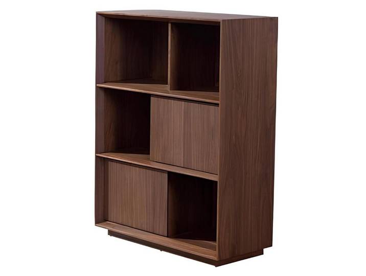 Xlmoebel Bücherregal Luxus-Kommode mit Beleuchtung in modernem Design für Wohnräume, Kommode 1-tlg., Hergestellt in Europa