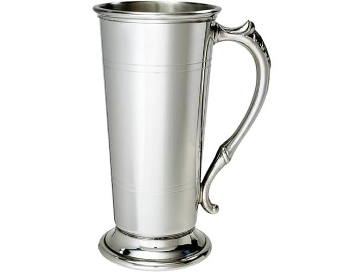 Zinn Krug 1 Pint Lagerbierglas Geformt Rein Schwer Messgerät Bier Krug Möglich für Gravur Personalisierte Geschenke für Männer und Frauen