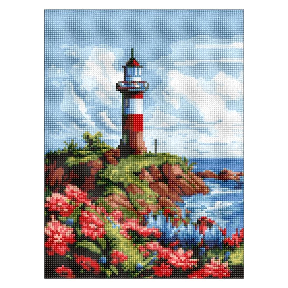 Ideyka Diamond Painting - Malerische Region 30 x 40 cm (AMC7986)