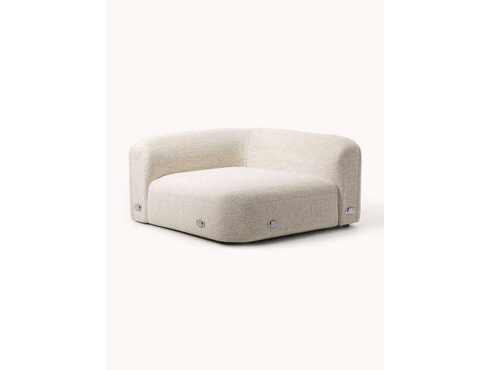 Rundes Bouclé-Eckmodul Wolke
