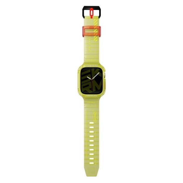 Skinarma Band+Case Saido 2in1 Apple Watch 45/44mm yellow neon (Plastic, Stainless Steel) (SK-WS-SAIDO-YEL45)