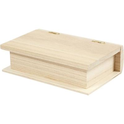 Creativ Company Holzbox in Buchform, Größe 14x9x4 cm, 1 Stk