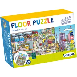 3-in-1 Bodenpuzzle - Stadtleben