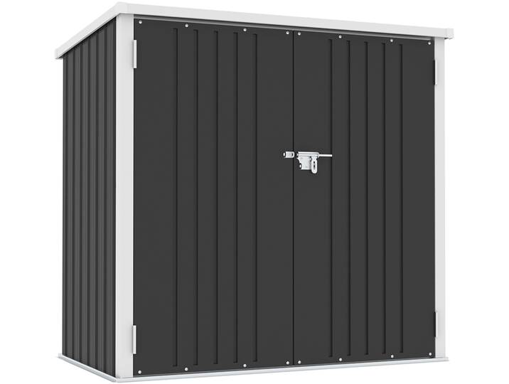 Garten-Geräteschrank KONIFERA Gartenhaus Cádiz , grau (anthrazit, beige), Metall, Gerätehäuser, Garten-Geräteschrank, wetterfest und langlebig, nahezu wartungsfrei