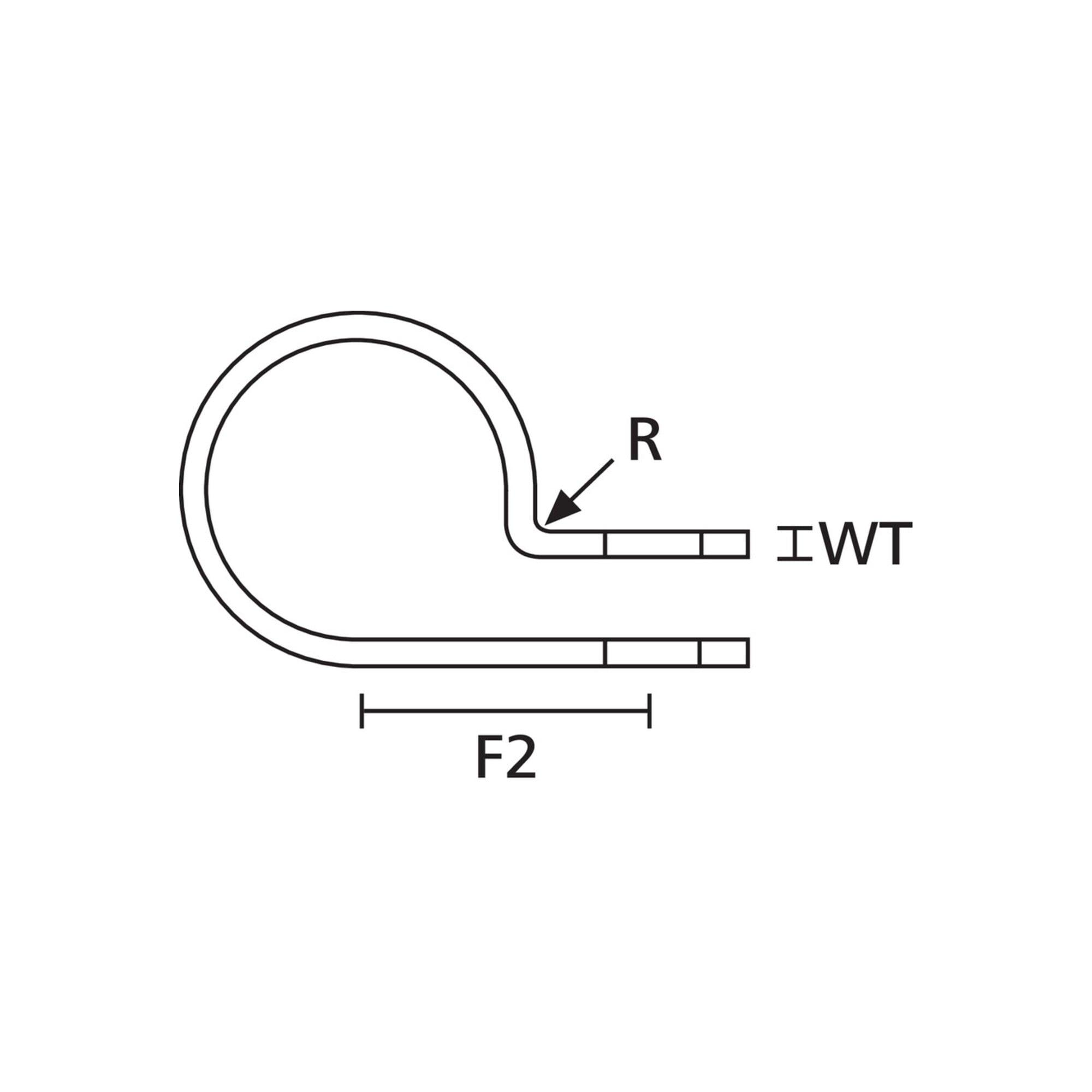 HellermannTyton Befestigungsschelle H3P-N66-NA (211-60039)