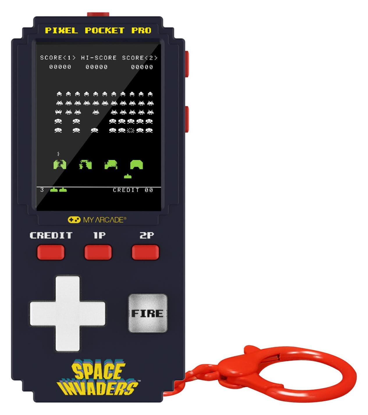 My Arcade Pixel Pocket Pro handheld gameconsole Space Invaders dreamGEAR