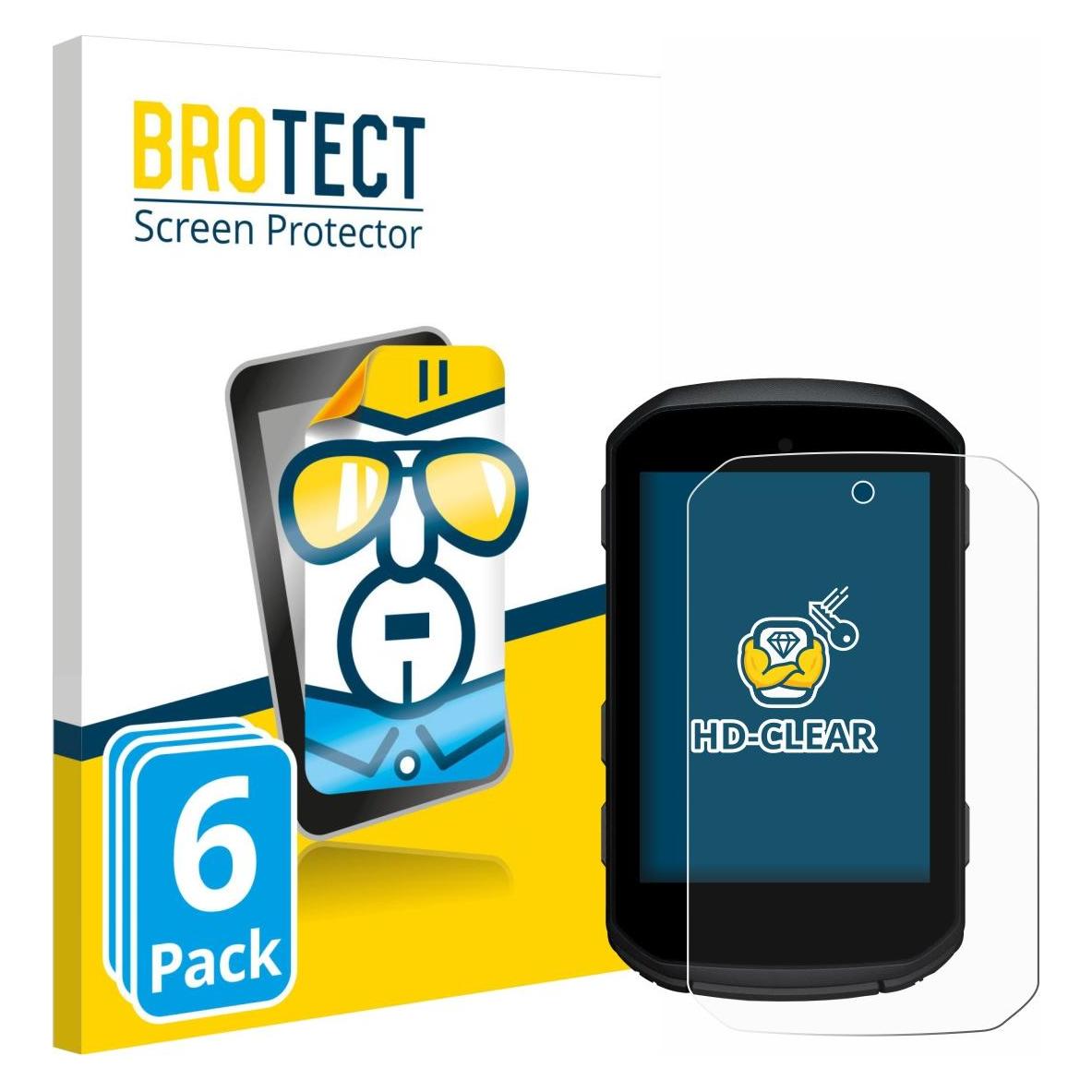 Brotect Schutzfolie für Garmin Edge 850 Displayschutz Displayschutzfolie Folie Klar Transparent (4260499)