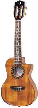 Luna Guitars Uke Vineyard Koa Bev. Conc PU