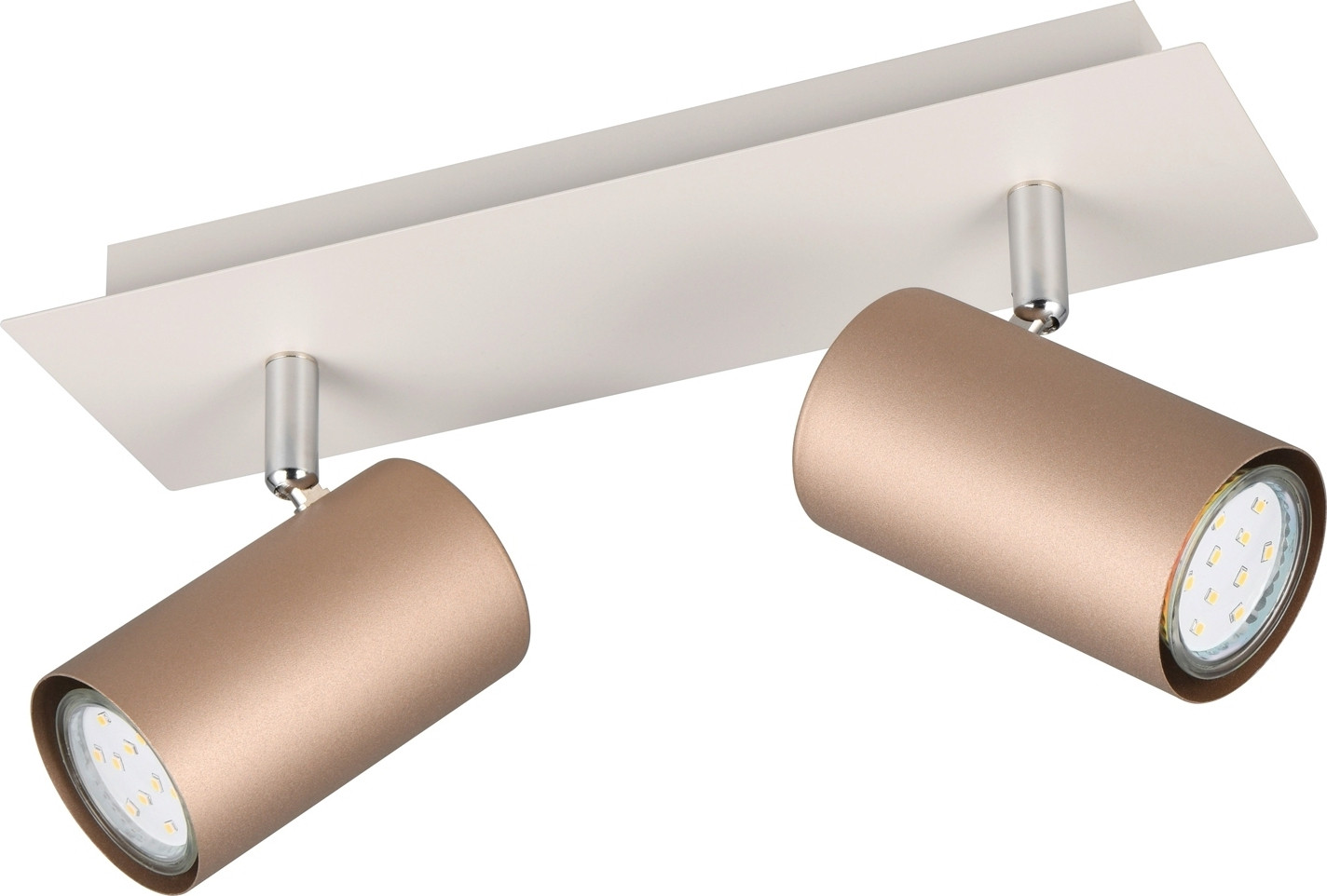 Trio Marley Spotbar Plafondlamp Bruin/Grijs Metaal Dimbaar