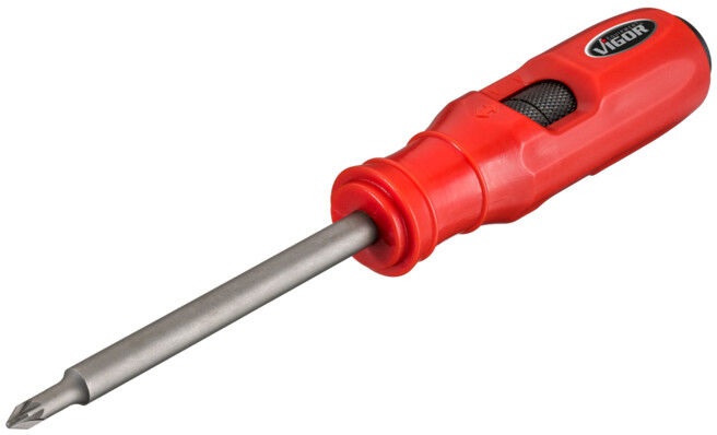 VIGOR Tournevis à percussion V7124-PZ1 Profil Pozidriv PZ1 (V7124-PZ1)