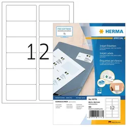 Herma Etiketten Adressen permanent 88,9 x 46,6 mm weis 80 Bl 960 Etik.