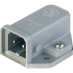 Hirschmann 930822106-200 Netz-Steckverbinder STASAP Stecker, Einbau horizontal Gesamtpolzahl: 2 + PE 16 A Grau 200 St.