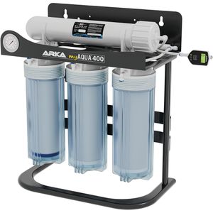 ARKA Osmoseanlage myAQUA 400, Untertisch, schwarz, Umkehrosmose, für Wasseranschluss, mit 4 Filterstufen