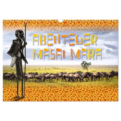 Abenteuer Masai Mara (Wandkalender 2026 DIN A3 quer), CALVENDO Monatskalender