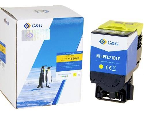 G&G Toner ersetzt Lexmark 71B20Y0 Kompatibel Gelb 2300 Seiten NT-PFL71B1Y