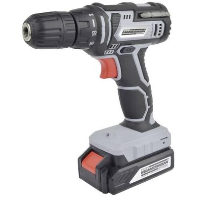 Brüder Mannesmann M17680 Akku-Bohrschrauber 20V 1.3Ah Li-Ion inkl. Akku, inkl. Koffer