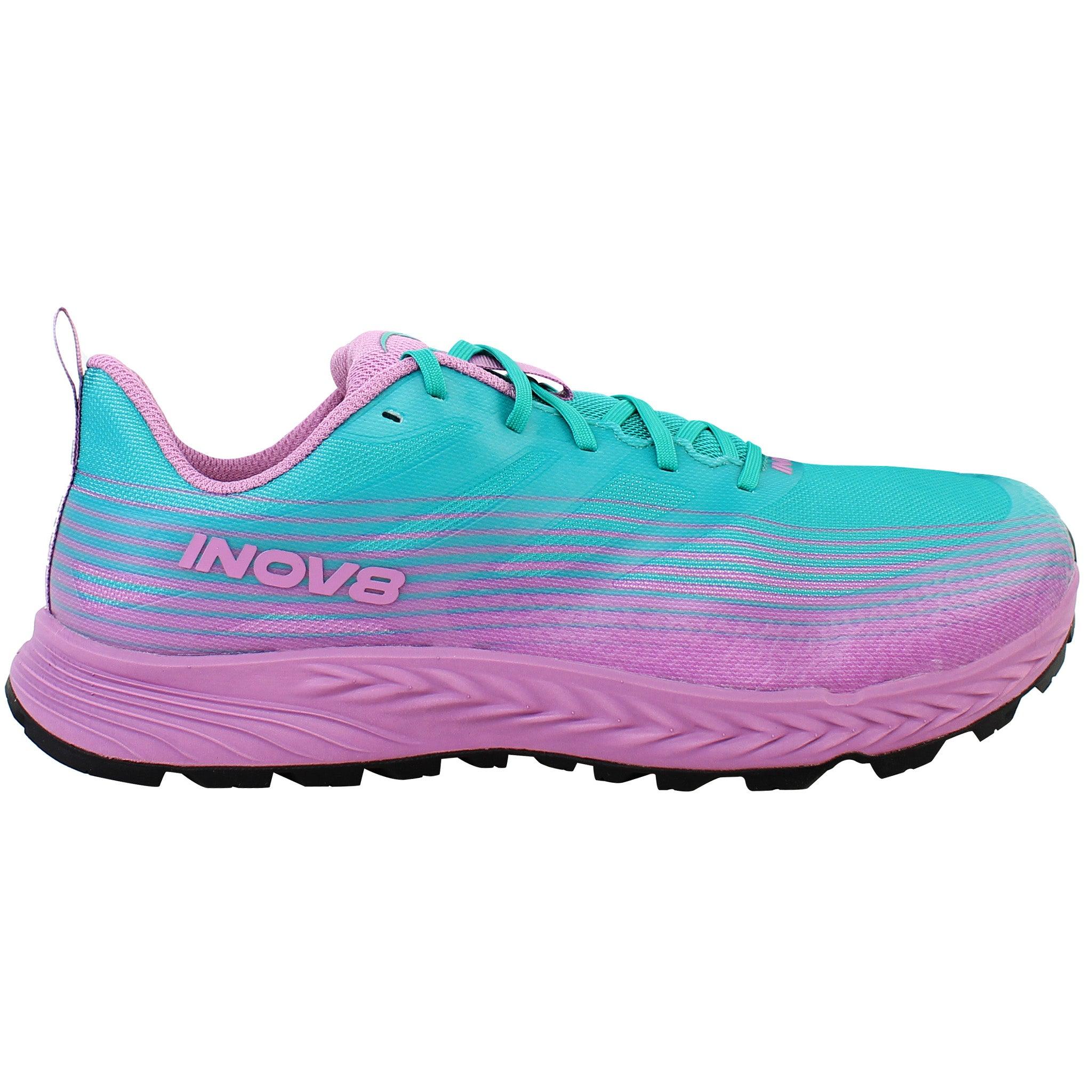 Inov-8 Trailfly Speed Damen Aqua/Purple Laufschuhe (weite Passform)