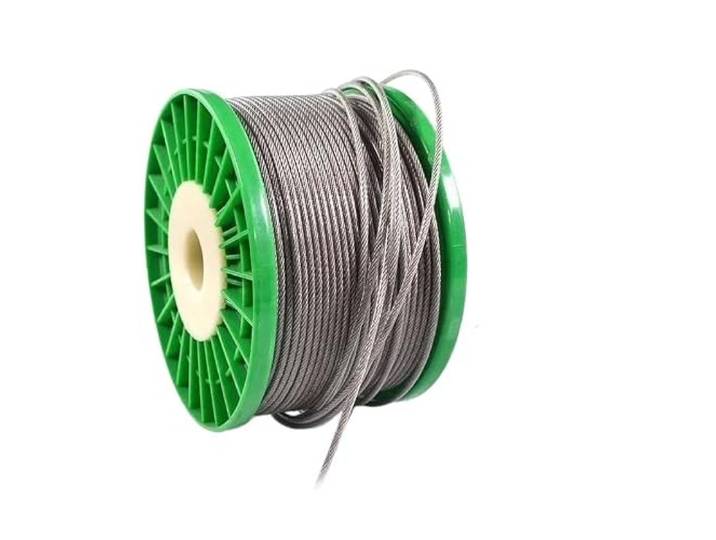 Drahtseil-Set aus Edelstahl 304 Größe 0,8–12 mm x 1–10 m; Verwendung: Wäscheleinen, Weinregale, Sonnenschirme, Verbindungen(3-mmX10meters)