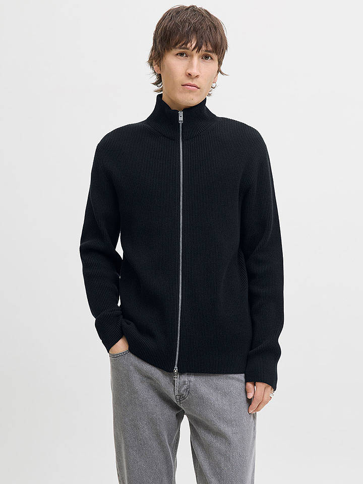 Jack & Jones Cardigan in Schwarz - M