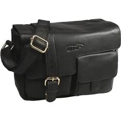 Kalahari KAAMA LS-31 Fototasche Nappaleder schwarz