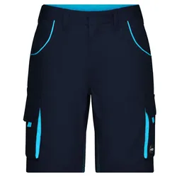 Funktionelle kurze Hose "JN872" - 44 - navy/turquoise