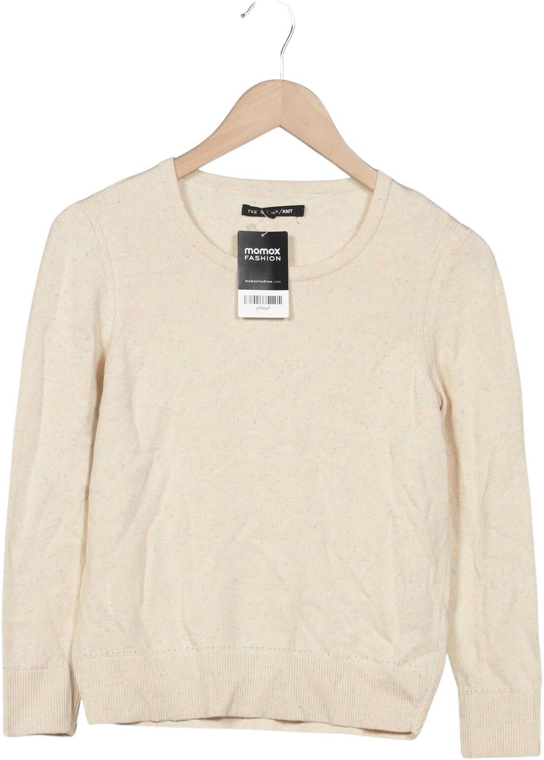 rag & bone Damen Pullover, Cremeweiß, Gr. S, Synthetik / Baumwolle - Second Hand