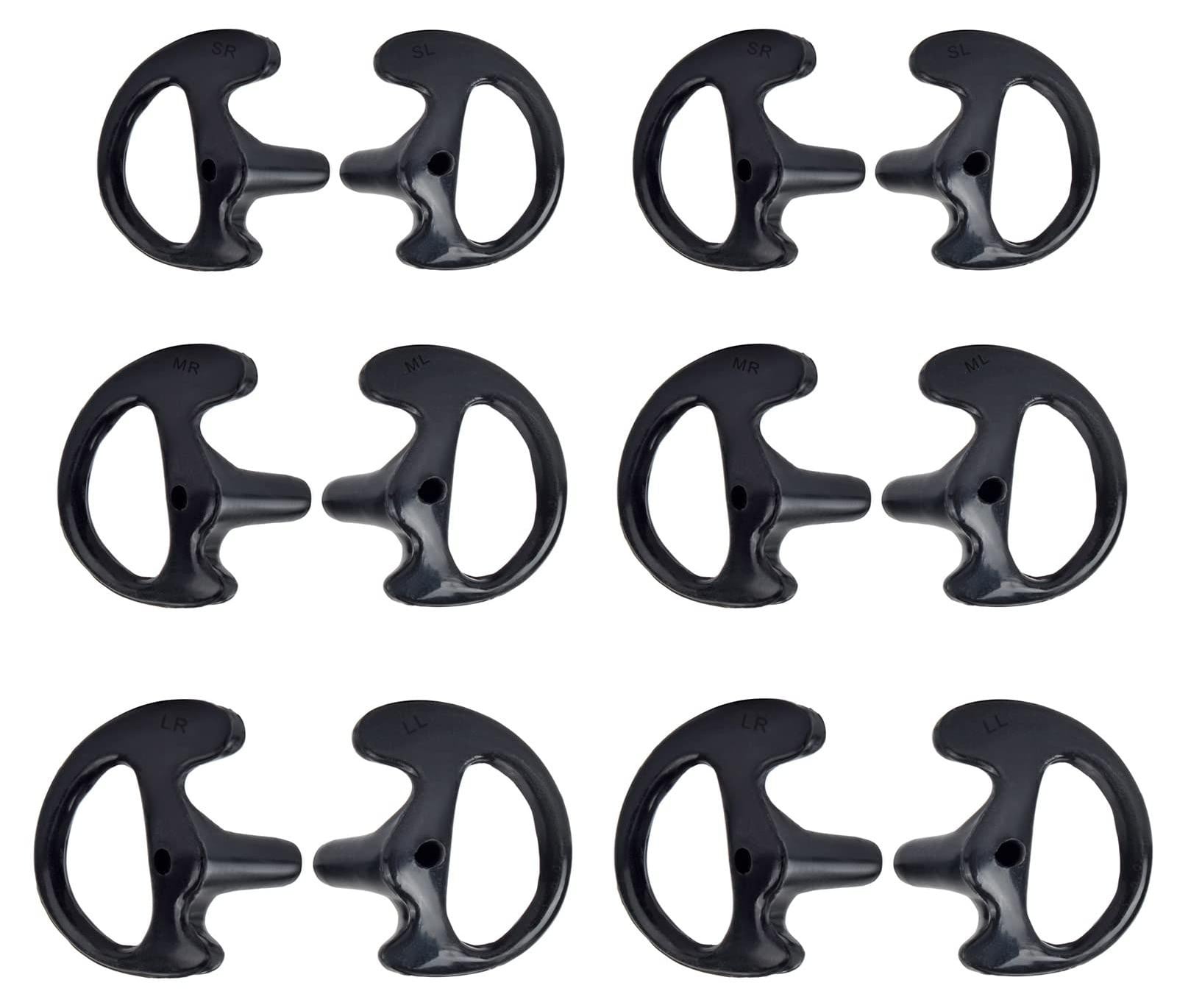 Selius Vervangende Zachte Siliconen Oordopjes voor Walkie Talkie Headset