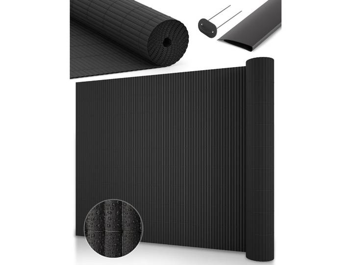 SICHTSCHUTZZAUN SolVision P12 140x300cm PVC Anthrazit