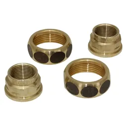 Pumpenverschraubungs-Set aus Rotguss DN 20 IG x 32 IG