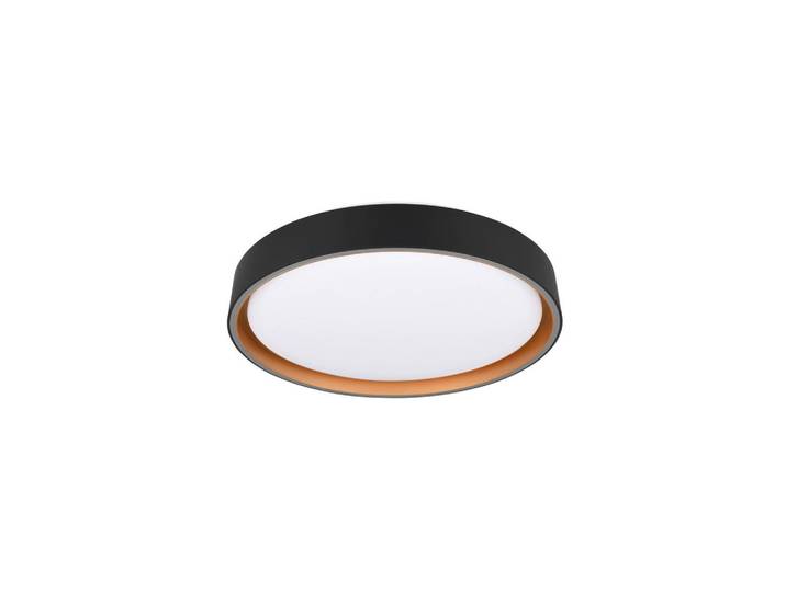Led-Deckenleuchte Felis, Schwarz, Weiß, Goldfarben, Kunststoff, 7.5 cm, Farben fixierbar, Lampen & Leuchten, LED Beleuchtung, LED-Deckenleuchten