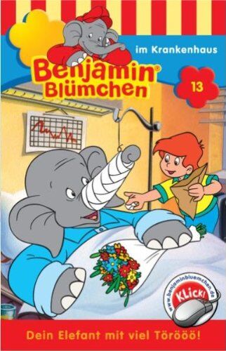 Benjamin Blümchen - Benjamin Blümchen - Folge 13: im Krankenhaus [Musikkassette] - Preis vom 08.10.2026 07:26:42 h