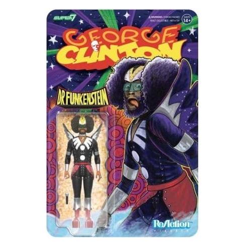 Super7 George Clinton Reaction Figures Wave 01 - George Clinton (Dr. Funkenstein) Action Figure (66400486)
