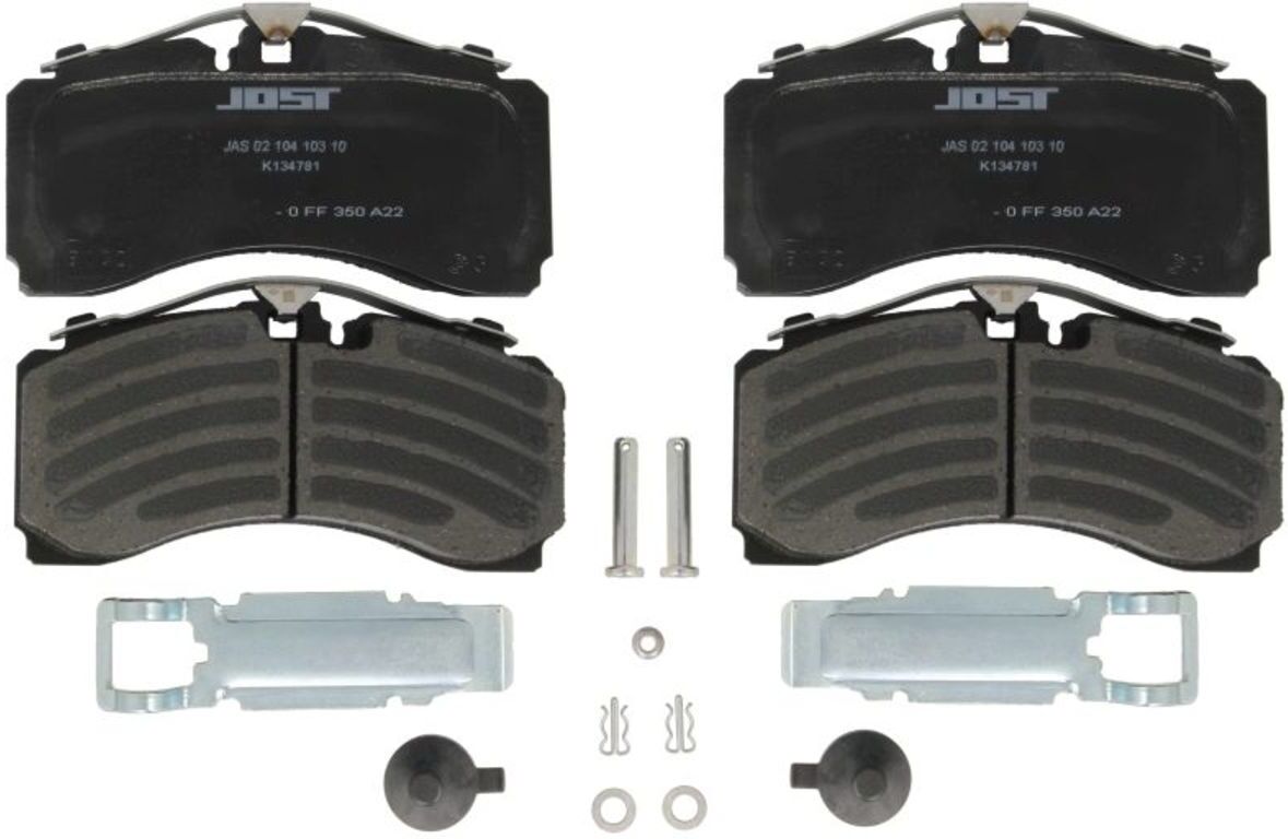 Jost Set di pastiglie freno JAE0250410220