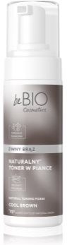 beBIO Natural Foam Toner Cold Brown mousse com cor para cabelo 120 ml. Natural Foam Toner Cold Brown