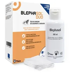 BLEPHASOL Duo 100 ml Lotion+100 Reinigungspads 1 P